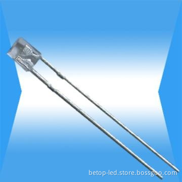 2x3x4mm White Rectangular Dip LED Lamp, 2.8 to 4.0V